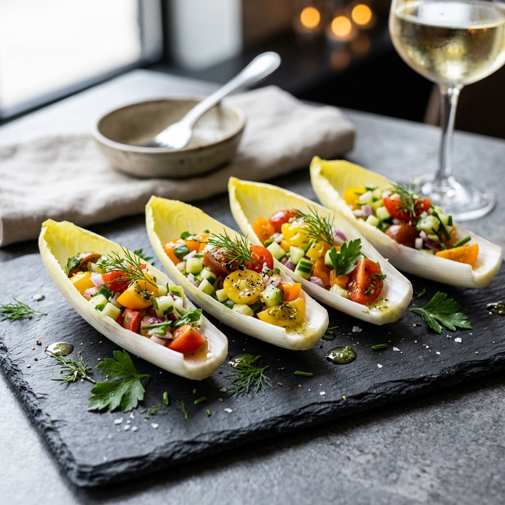 Endive Boats Salad